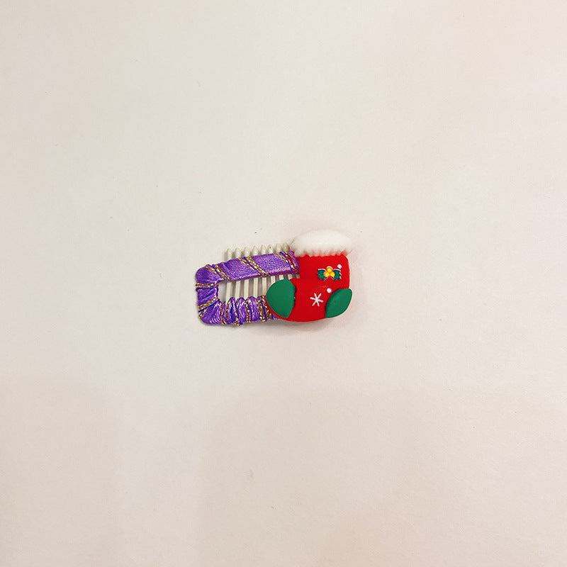 JMT-150090 Christmas-Themed Pet Hair Accessories Set for Cats and Dogs - 3, 6, or 8 Pieces Including Festive Designs