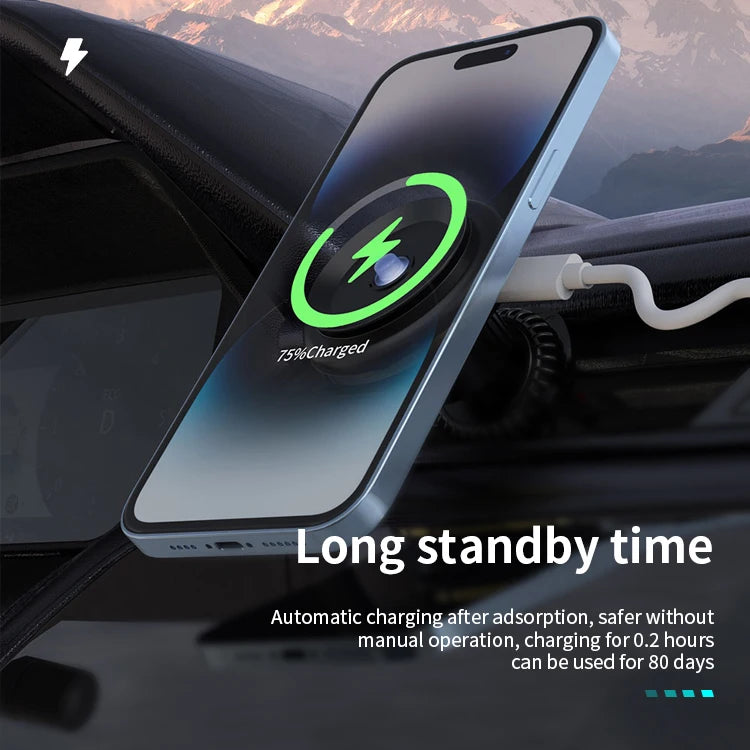 JMT-150090 Universal 10W Wireless Car Phone Holder with 360-Degree Rotation for Air Vent Mount
