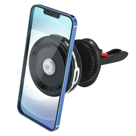 JMT-150090 Universal 10W Wireless Car Phone Holder with 360-Degree Rotation for Air Vent Mount