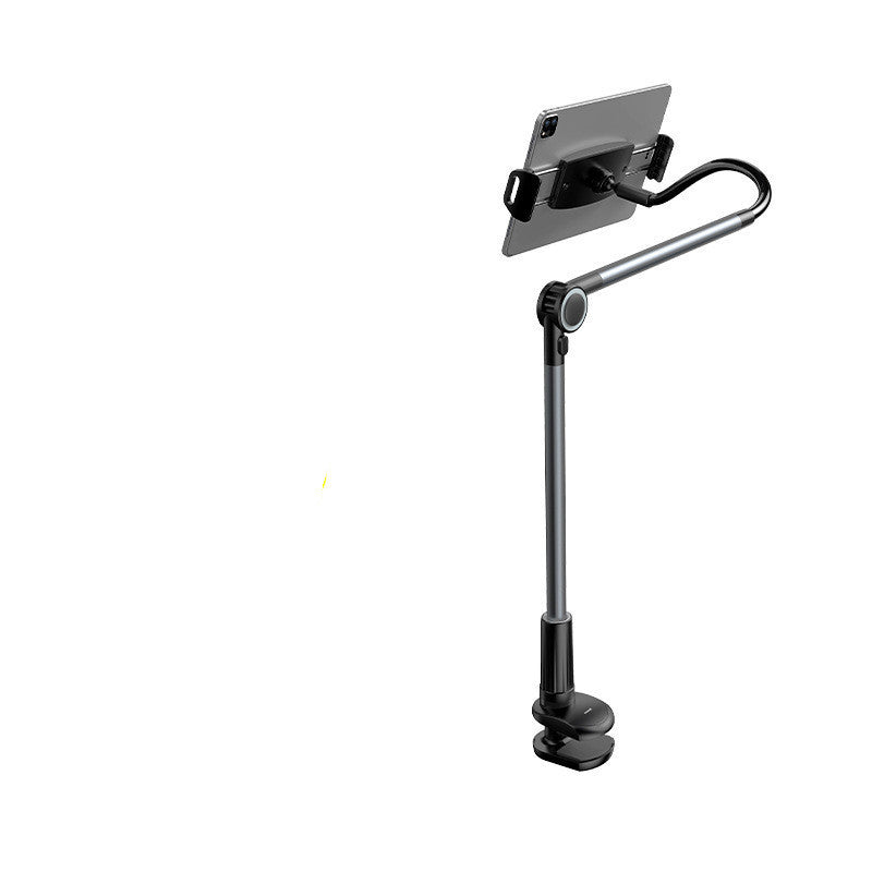 JMT-150282 Long Arm Bedside Phone Stand - Adjustable Lazy Bracket for Desk Use in Space Gray or Silver