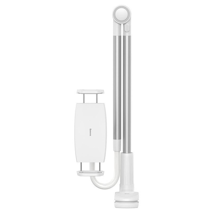 JMT-150282 Long Arm Bedside Phone Stand - Adjustable Lazy Bracket for Desk Use in Space Gray or Silver