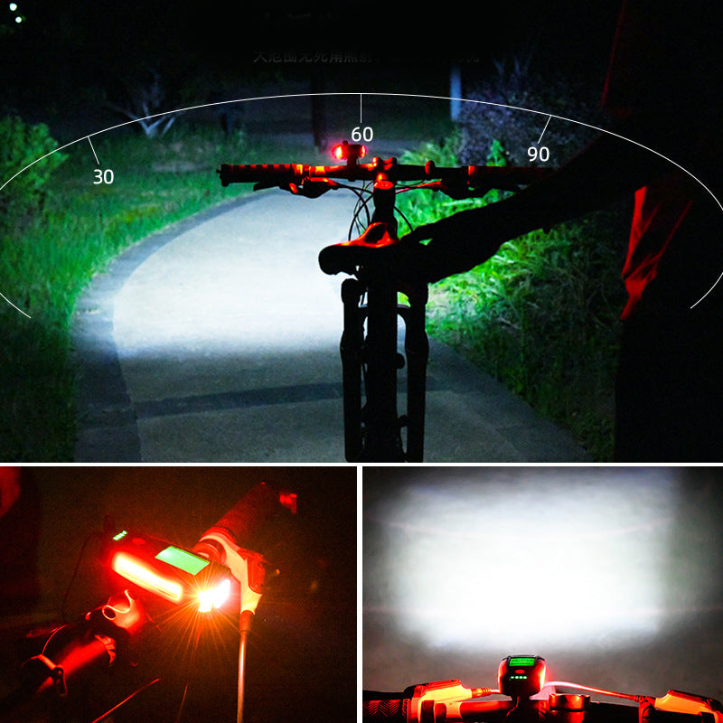JMT-150346 Wireless Bicycle Headlight with Code Meter