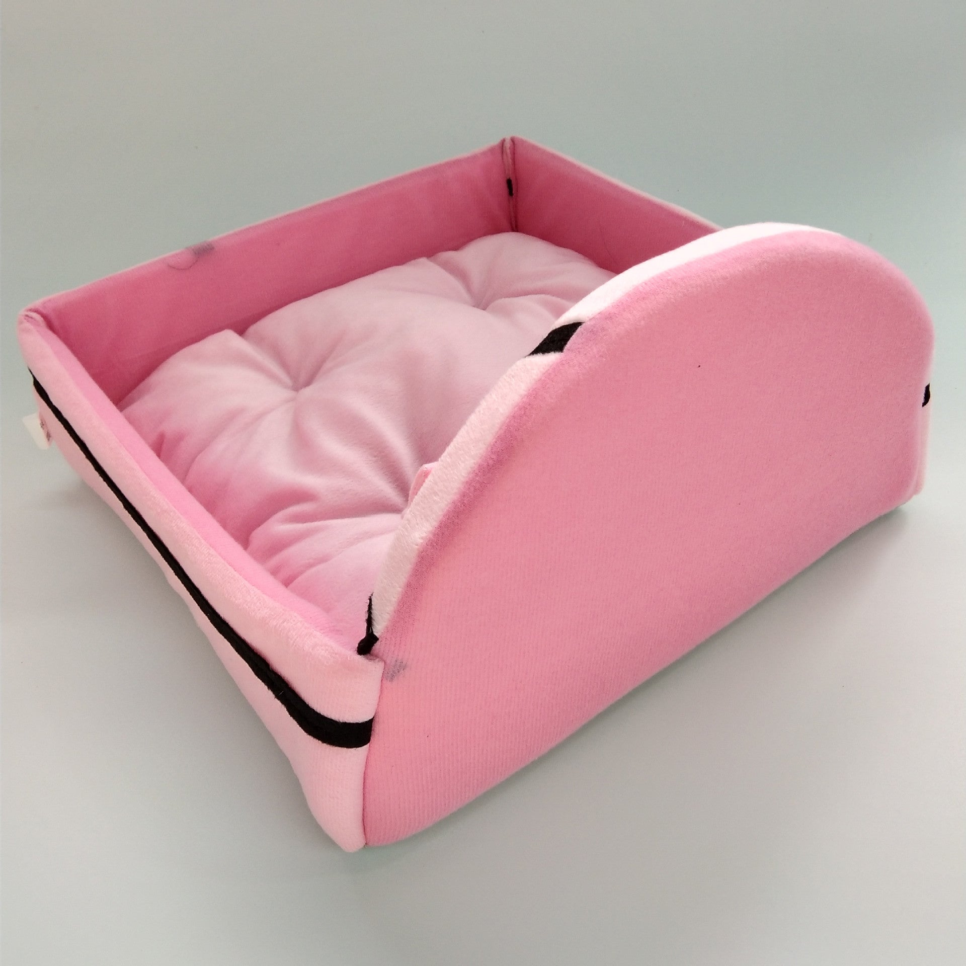 JMT-150730 Cozy Nest for Small and Medium Dogs - Soft Cloth Bed in Pink, Gray, and Blue