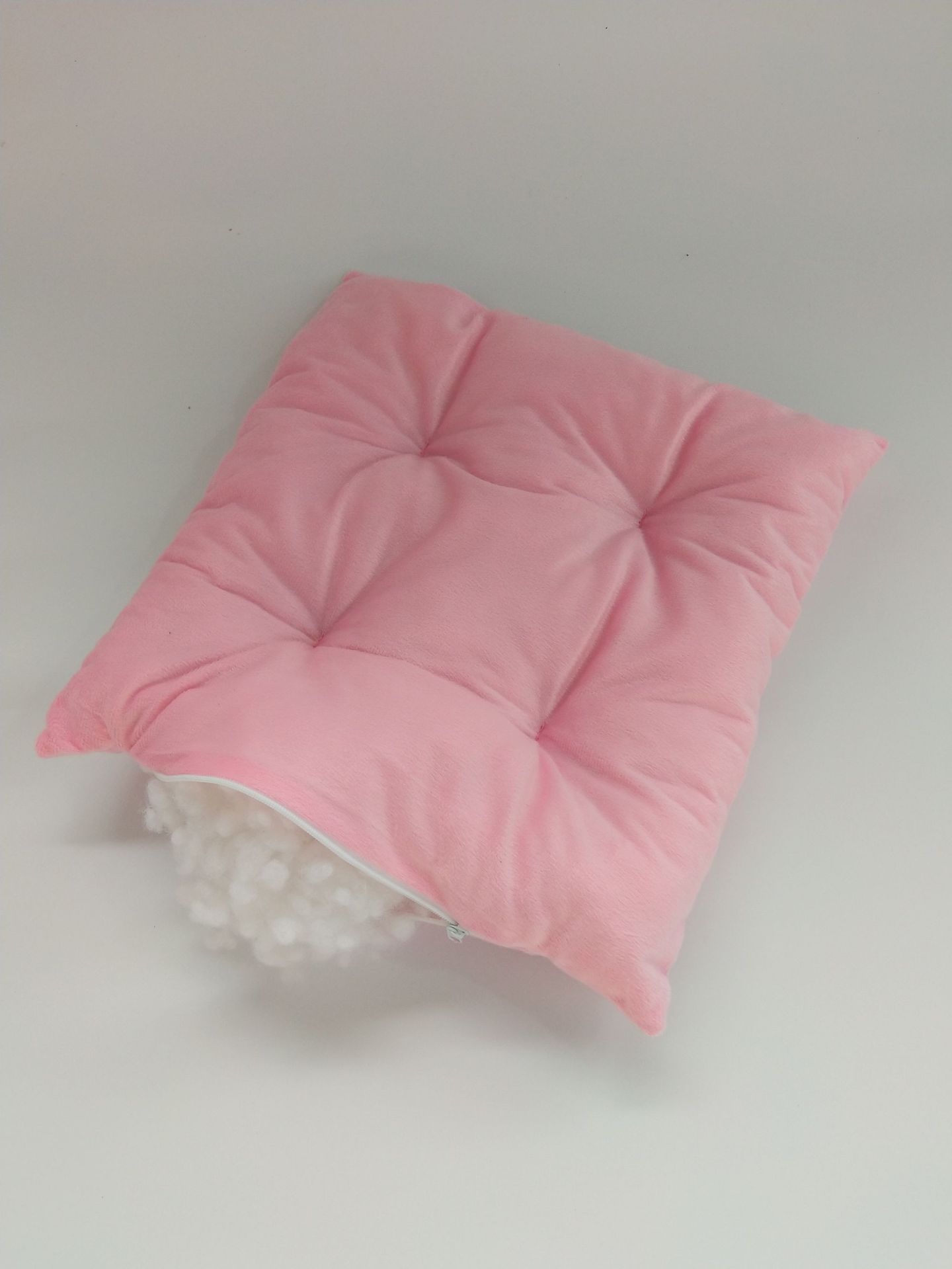 JMT-150730 Cozy Nest for Small and Medium Dogs - Soft Cloth Bed in Pink, Gray, and Blue