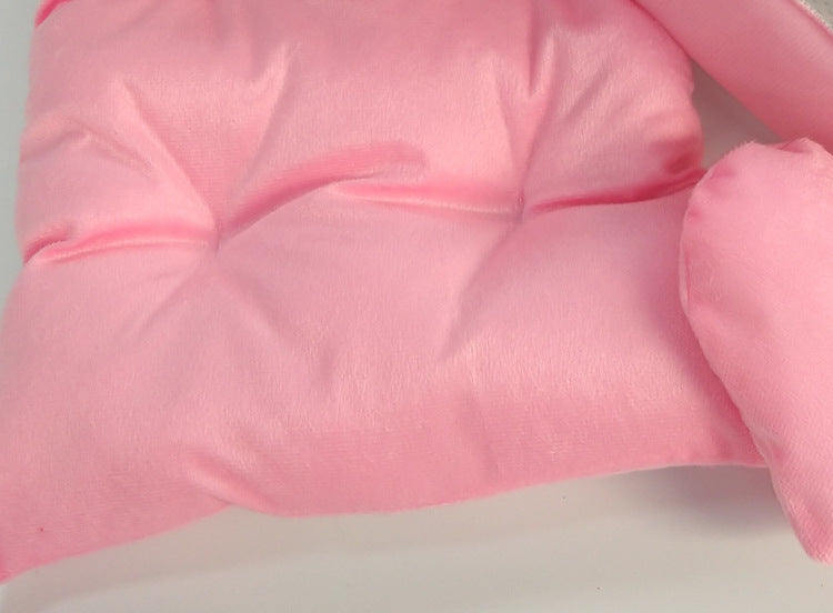 JMT-150730 Cozy Nest for Small and Medium Dogs - Soft Cloth Bed in Pink, Gray, and Blue