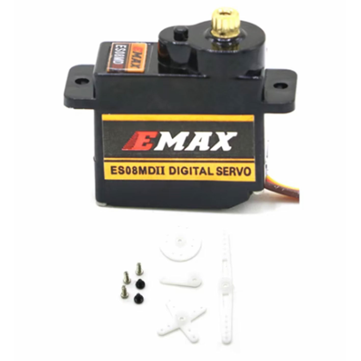 JMT-150730 Miniature Metal Steering Gear ES08MA with Copper and Rubber Teeth, Surface Mount, for Various Applications