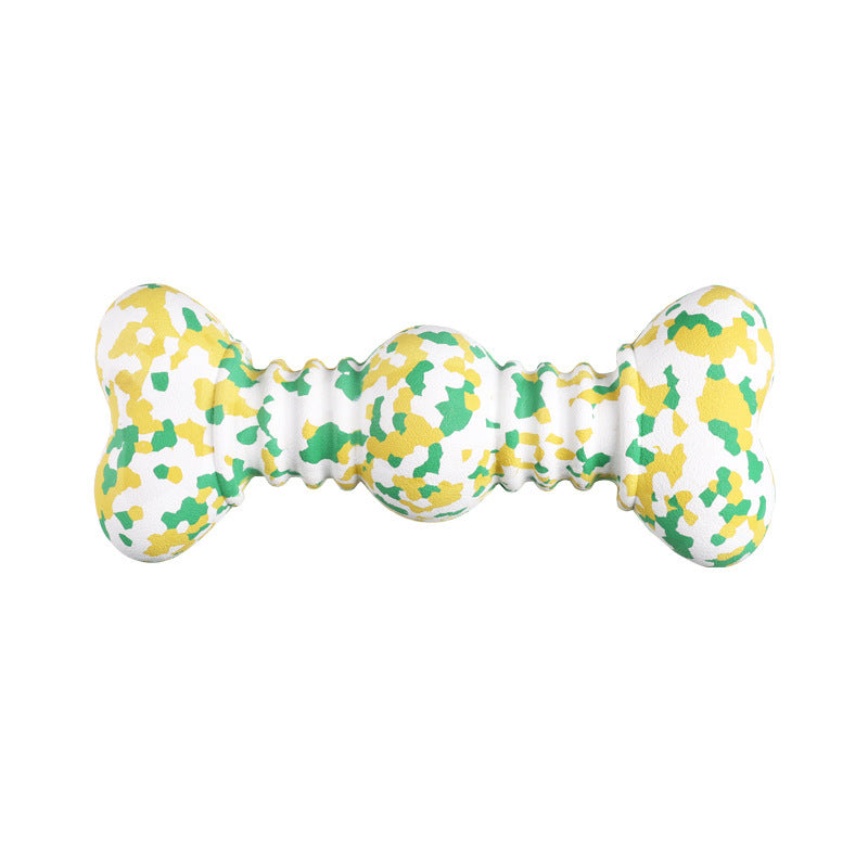 JMT-151562 Durable Natural Rubber Chew Toy for Medium to Large Dogs, Aggressive Chewers, Unique Camouflage Design