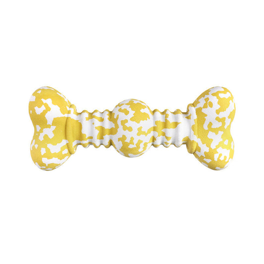 JMT-151562 Durable Natural Rubber Chew Toy for Medium to Large Dogs, Aggressive Chewers, Unique Camouflage Design
