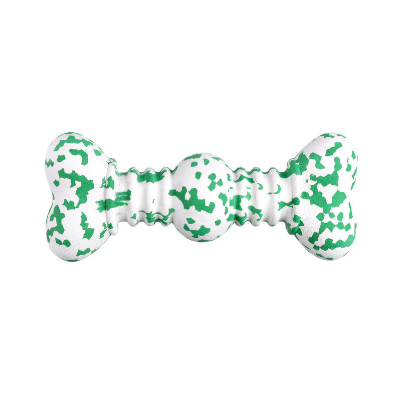 JMT-151562 Durable Natural Rubber Chew Toy for Medium to Large Dogs, Aggressive Chewers, Unique Camouflage Design