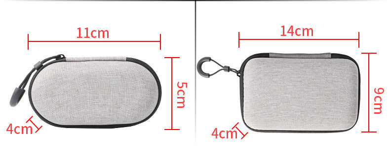JMT-151754 Headphone Storage Bag for Bluetooth Headset - Oxford Cloth with EVA Protection