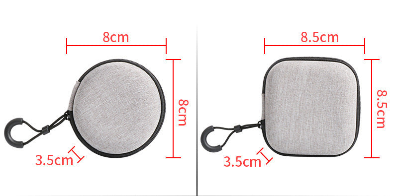 JMT-151754 Headphone Storage Bag for Bluetooth Headset - Oxford Cloth with EVA Protection