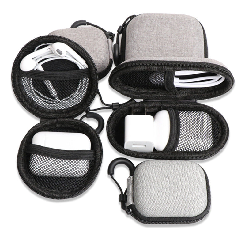 JMT-151754 Headphone Storage Bag for Bluetooth Headset - Oxford Cloth with EVA Protection