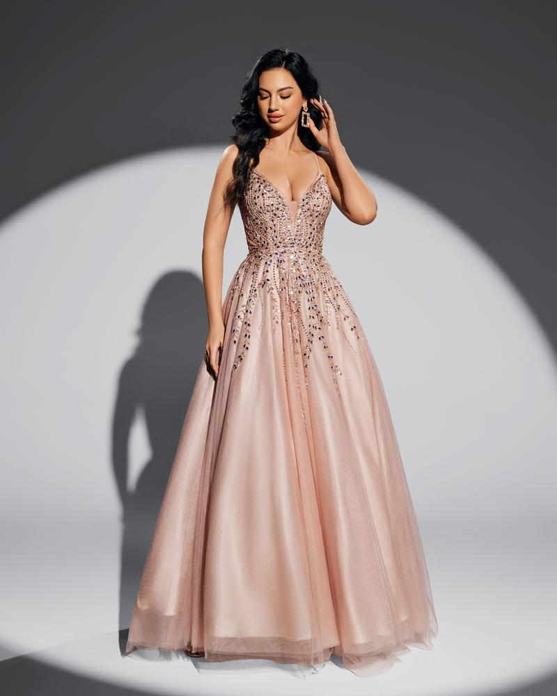 JMT-151818 Elegant Pink Evening Dress for Women - Style SH0061