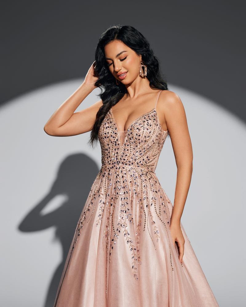 JMT-151818 Elegant Pink Evening Dress for Women - Style SH0061