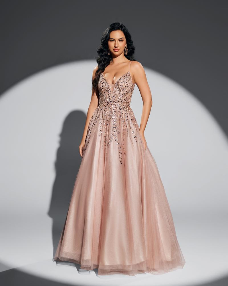 JMT-151818 Elegant Pink Evening Dress for Women - Style SH0061