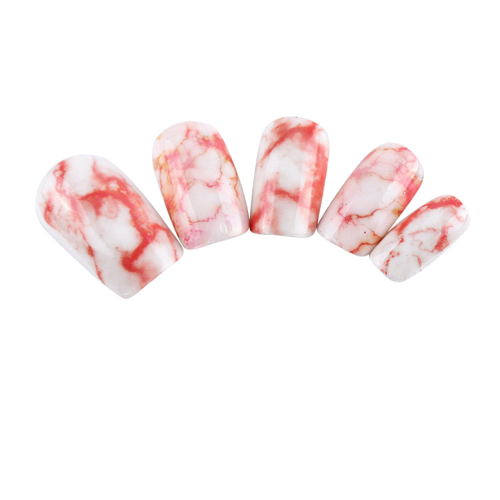 JMT-151882 French Art Marbling Nail Enhancement Watermark Stickers - Black and White Texture for Watercolor Nail Art