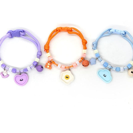 JMT-152394 Adjustable Cartoon Pet Necklace in Assorted Colors for Cats and Dogs