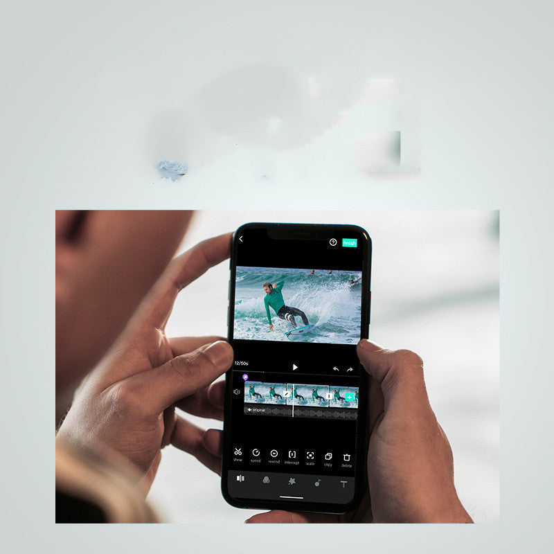 JMT-152586 Compact Mobile Phone Folding Stabilizer with 20h Battery Life and 340° Rotation
