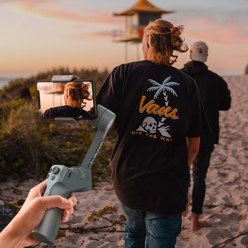 JMT-152586 Compact Mobile Phone Folding Stabilizer with 20h Battery Life and 340° Rotation