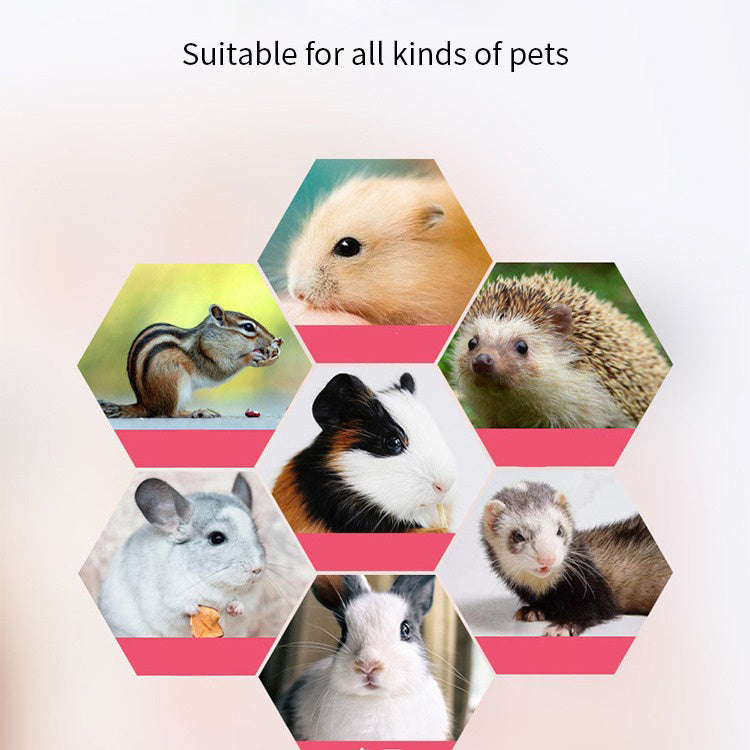 JMT-152586 Cozy Hanging Bed & Tunnel for Small Animals - Ideal for Guinea Pigs, Rats, Squirrels, and Ferrets - 34x34cm Pet Cage Hammock