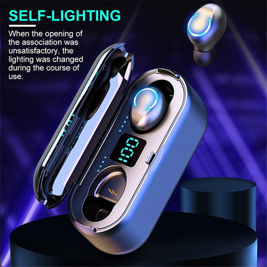 JMT-152714 Wireless Bluetooth Stereo Earbuds with Battery Display and Voice Control