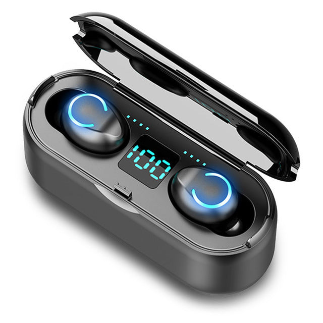 JMT-152714 Wireless Bluetooth Stereo Earbuds with Battery Display and Voice Control