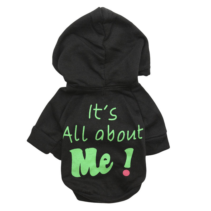 JMT-153354 Fleece Printed Dog Clothes - Comfortable Cotton/Polyester, Multiple Sizes Available