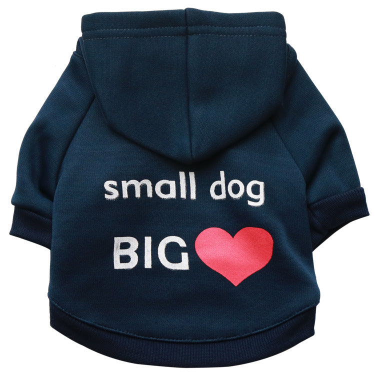 JMT-153354 Fleece Printed Dog Clothes - Comfortable Cotton/Polyester, Multiple Sizes Available