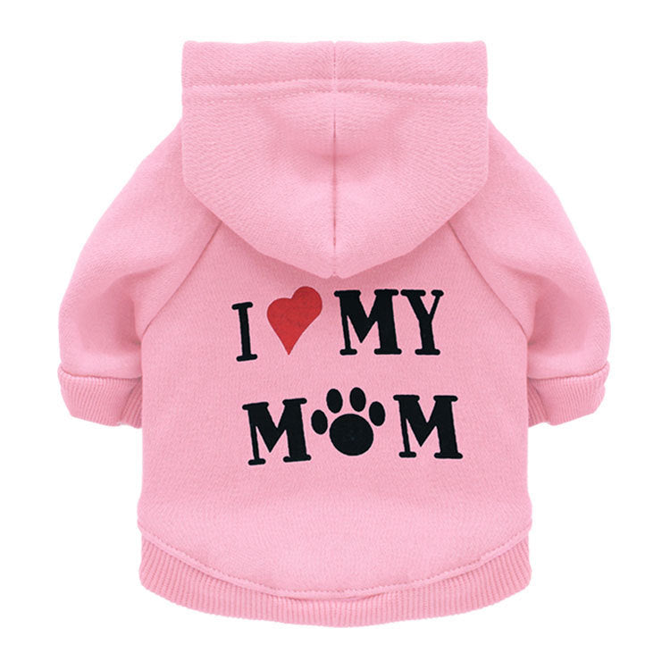 JMT-153354 Fleece Printed Dog Clothes - Comfortable Cotton/Polyester, Multiple Sizes Available