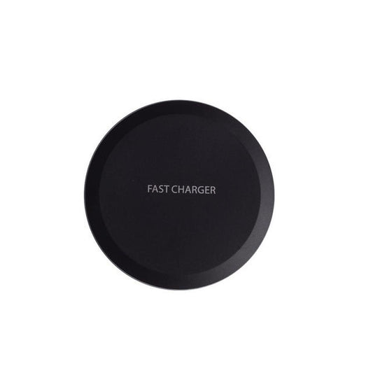 JMT-153418 Ultra-Thin Wireless Charger, 5W/10W Fast Charging, USB Interface, Black & White Options