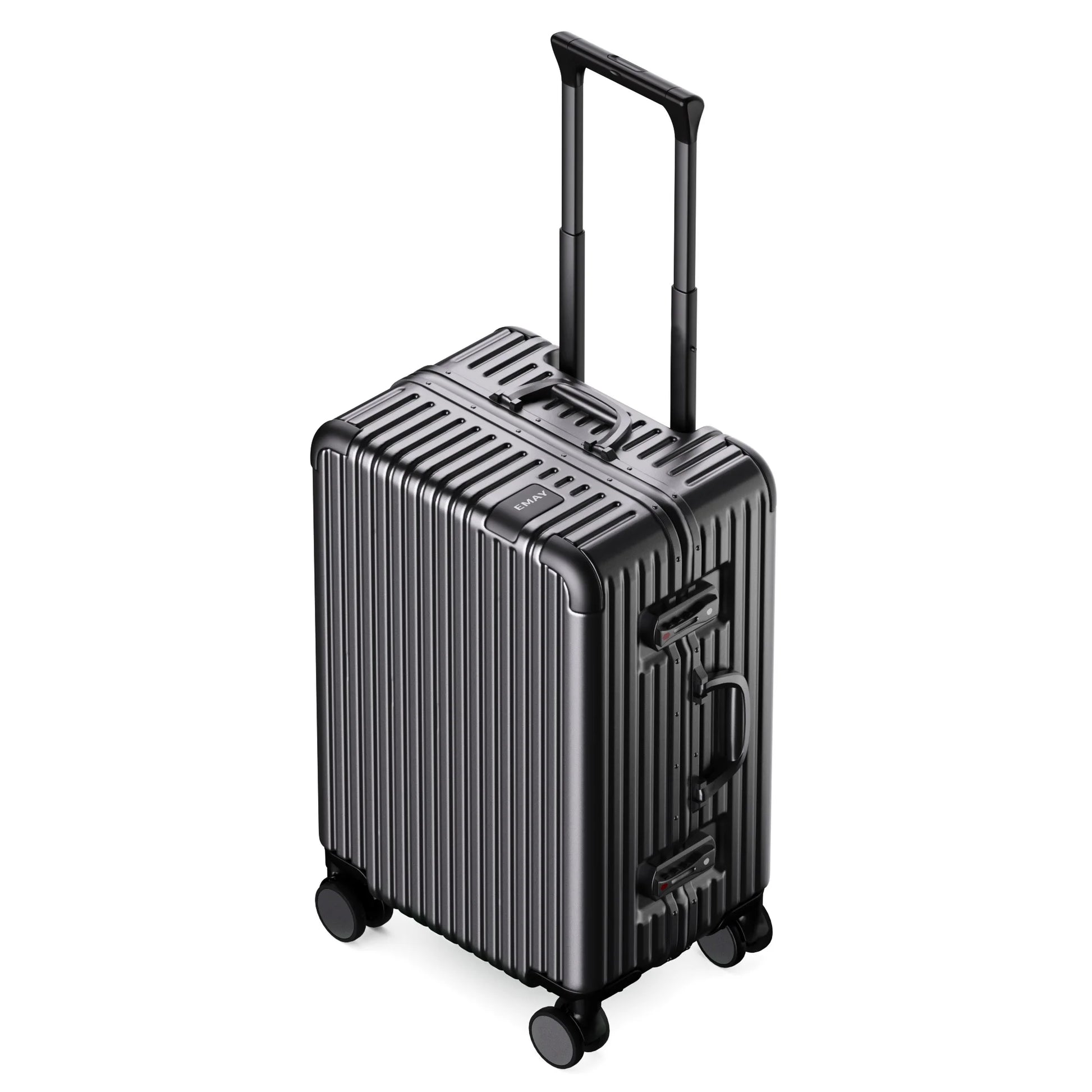 JMT-153610 Aluminium Frame Hard Case Trolley Bag for Travel and Custom PC Storage