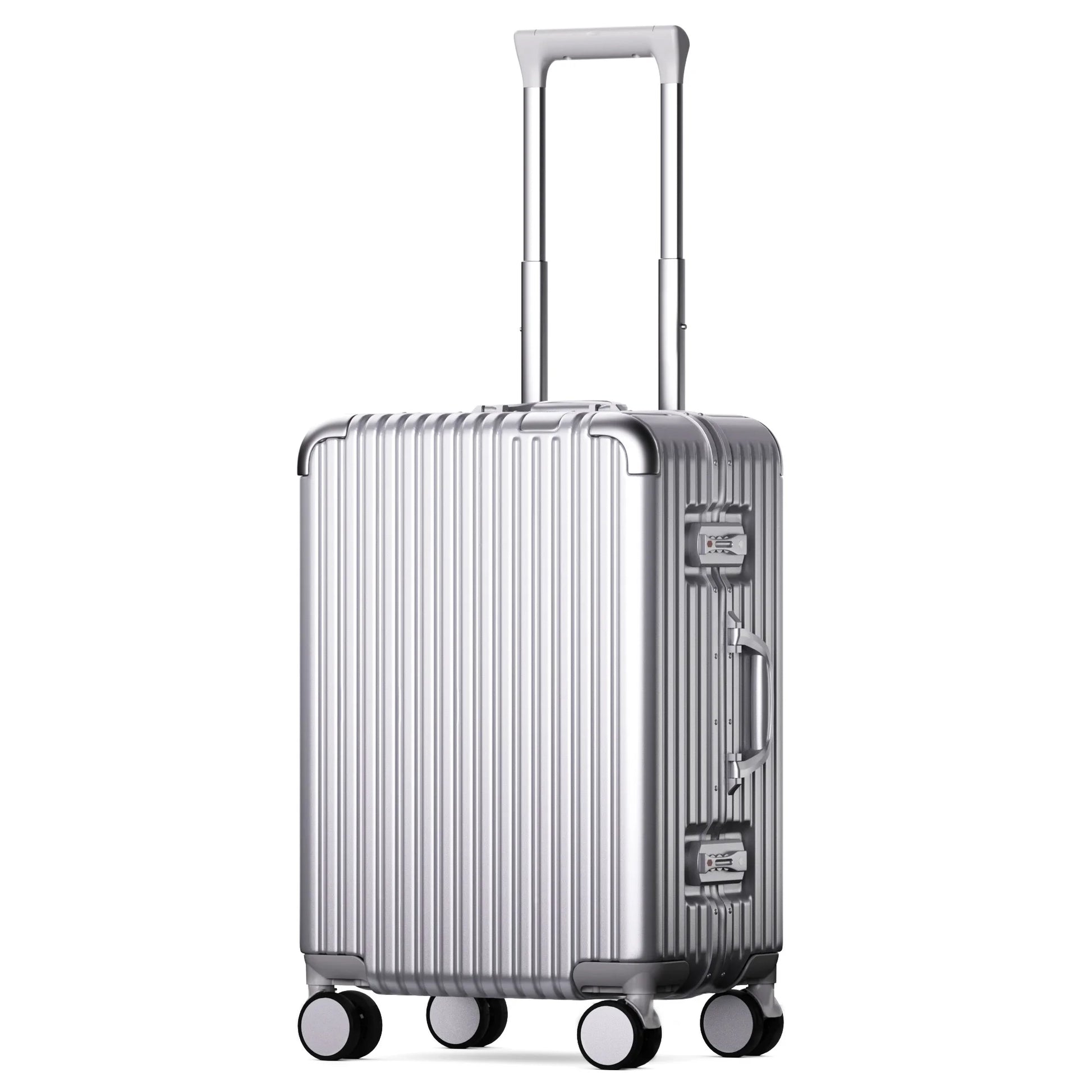 JMT-153610 Aluminium Frame Hard Case Trolley Bag for Travel and Custom PC Storage