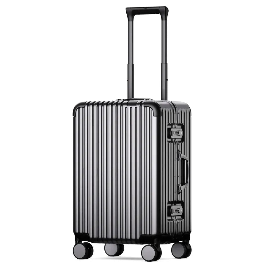 JMT-153610 Aluminium Frame Hard Case Trolley Bag for Travel and Custom PC Storage