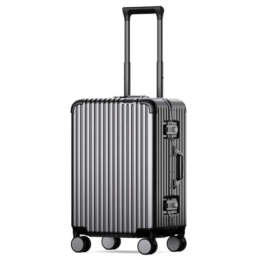 JMT-153610 Aluminium Frame Hard Case Trolley Bag for Travel and Custom PC Storage