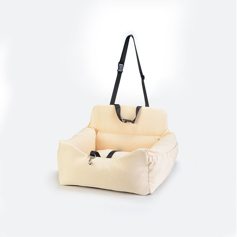 JMT-154186 Dual-purpose Indoor Car Dog Kennel - Soft Cloth Pet Nest in Various Colors