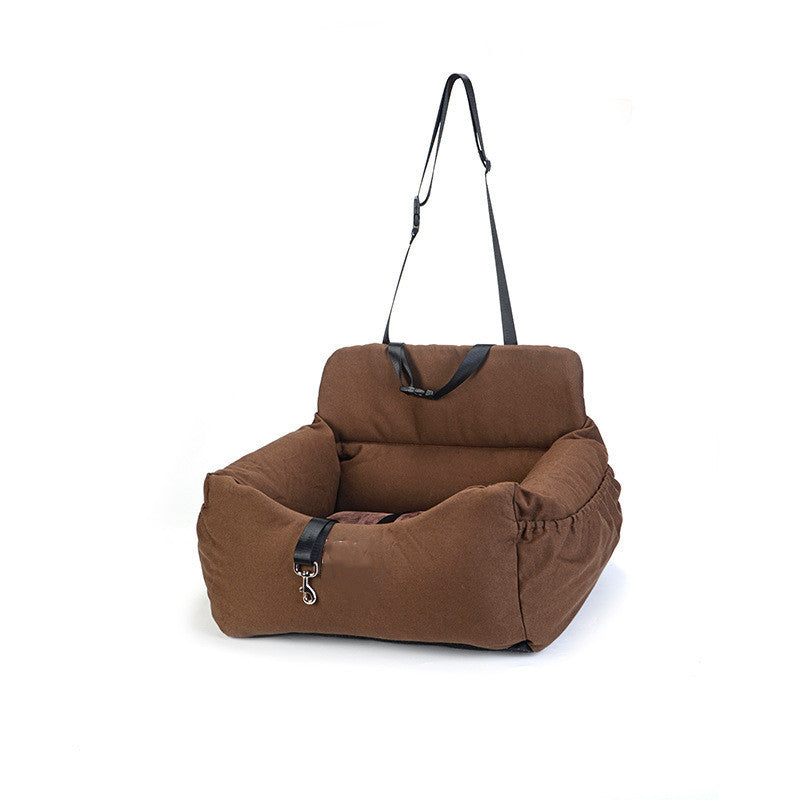 JMT-154186 Dual-purpose Indoor Car Dog Kennel - Soft Cloth Pet Nest in Various Colors