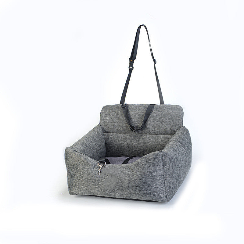 JMT-154186 Dual-purpose Indoor Car Dog Kennel - Soft Cloth Pet Nest in Various Colors