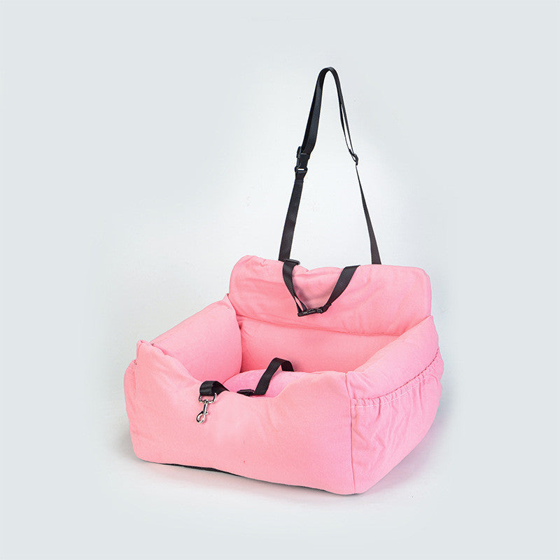 JMT-154186 Dual-purpose Indoor Car Dog Kennel - Soft Cloth Pet Nest in Various Colors