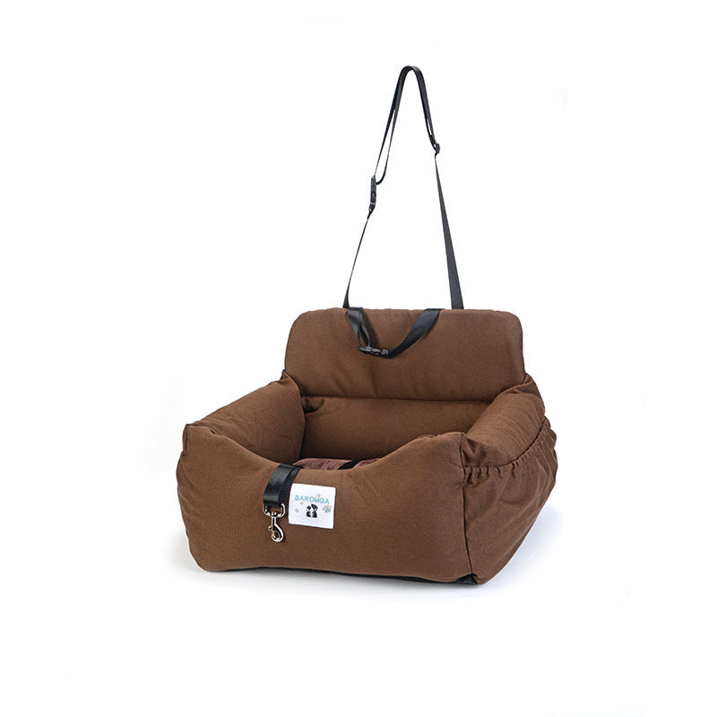JMT-154186 Dual-purpose Indoor Car Dog Kennel - Soft Cloth Pet Nest in Various Colors