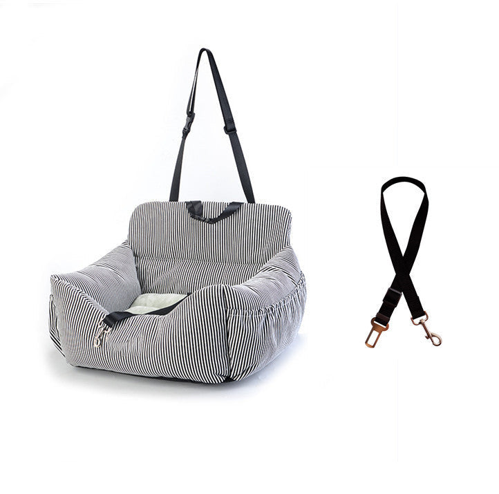 JMT-154186 Dual-purpose Indoor Car Dog Kennel - Soft Cloth Pet Nest in Various Colors
