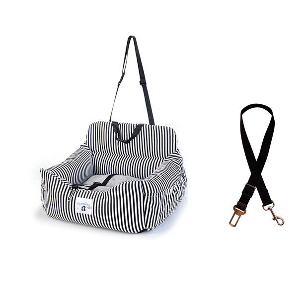 JMT-154186 Dual-purpose Indoor Car Dog Kennel - Soft Cloth Pet Nest in Various Colors
