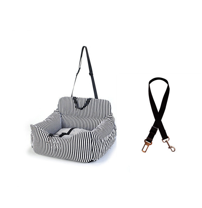 JMT-154186 Dual-purpose Indoor Car Dog Kennel - Soft Cloth Pet Nest in Various Colors