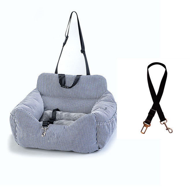 JMT-154186 Dual-purpose Indoor Car Dog Kennel - Soft Cloth Pet Nest in Various Colors