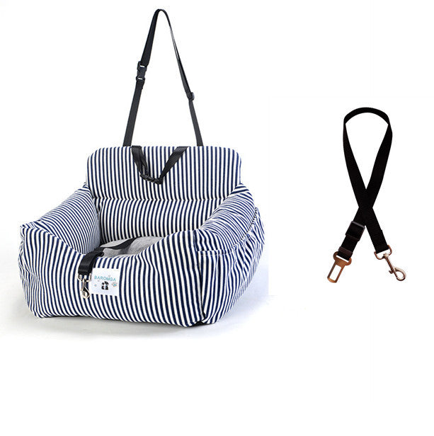 JMT-154186 Dual-purpose Indoor Car Dog Kennel - Soft Cloth Pet Nest in Various Colors