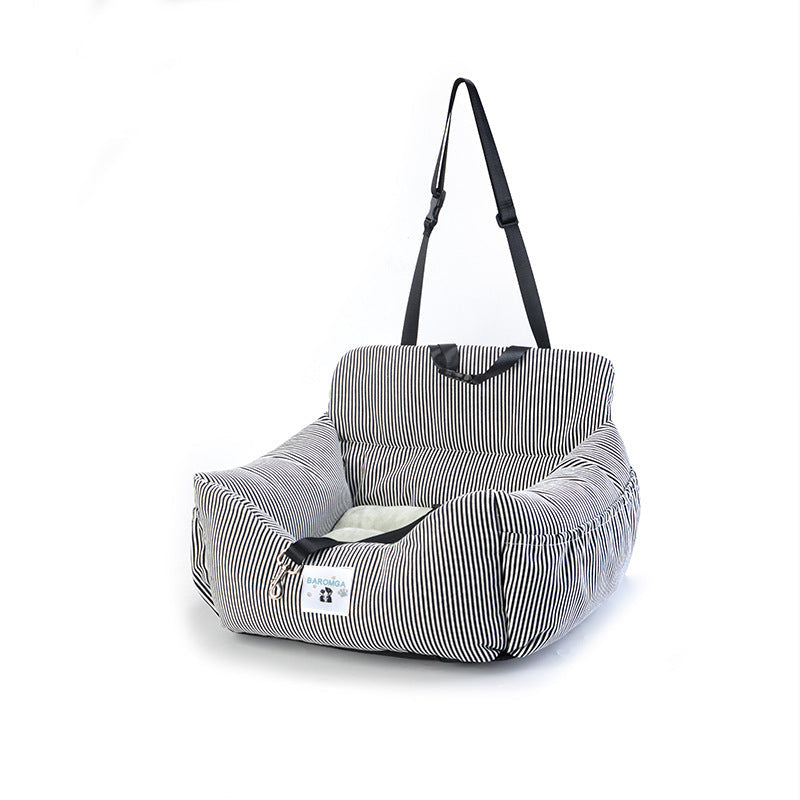 JMT-154186 Dual-purpose Indoor Car Dog Kennel - Soft Cloth Pet Nest in Various Colors