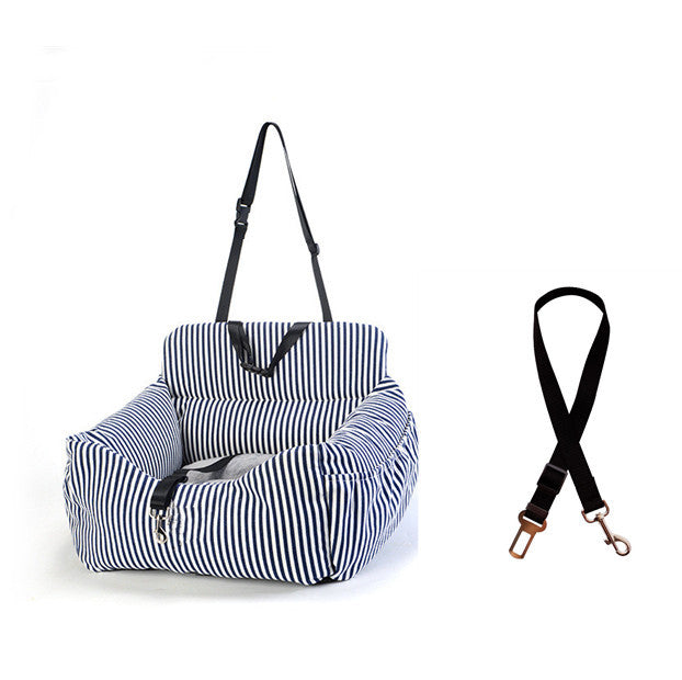 JMT-154186 Dual-purpose Indoor Car Dog Kennel - Soft Cloth Pet Nest in Various Colors