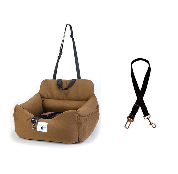 JMT-154186 Dual-purpose Indoor Car Dog Kennel - Soft Cloth Pet Nest in Various Colors