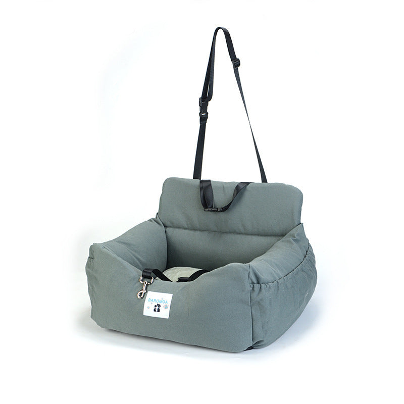 JMT-154186 Dual-purpose Indoor Car Dog Kennel - Soft Cloth Pet Nest in Various Colors