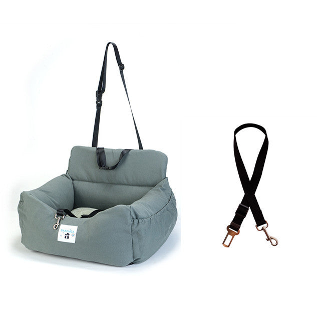 JMT-154186 Dual-purpose Indoor Car Dog Kennel - Soft Cloth Pet Nest in Various Colors