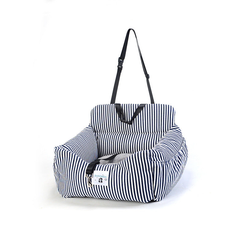 JMT-154186 Dual-purpose Indoor Car Dog Kennel - Soft Cloth Pet Nest in Various Colors